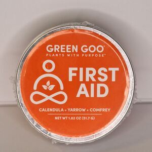 Green Goo First Aid Calendula Yarrow Comfrey Full Size 1.82 Oz New Sealed